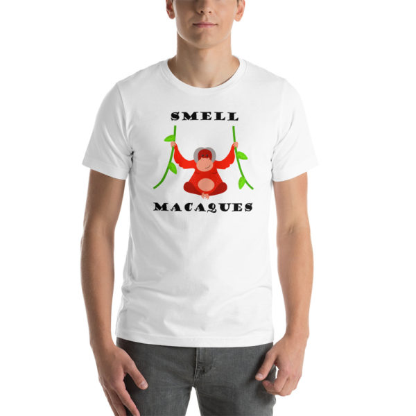 Smell Macaques Short-Sleeve Unisex T-Shirt