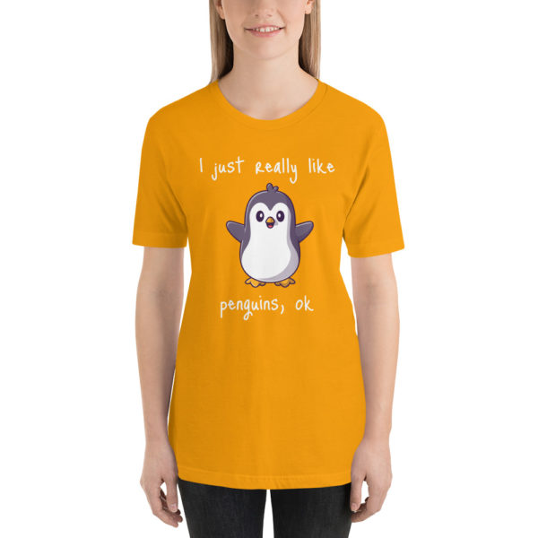penguin t shirt yellow