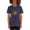 beer t shirt blue