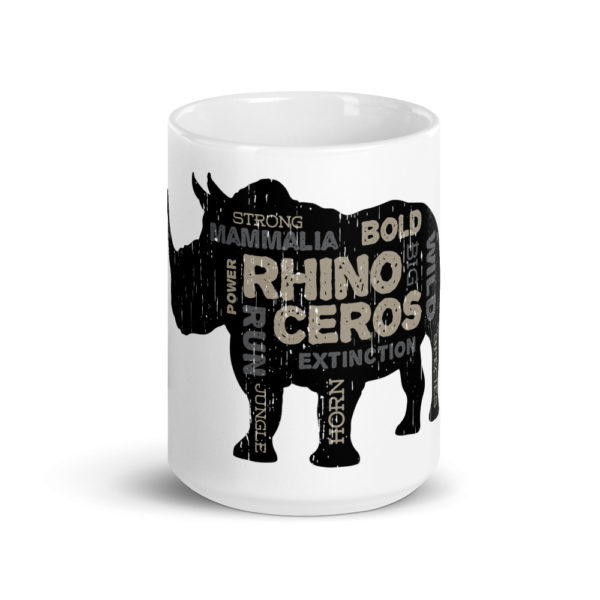 rhino mug large front