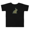 rabbit t shirt kids black