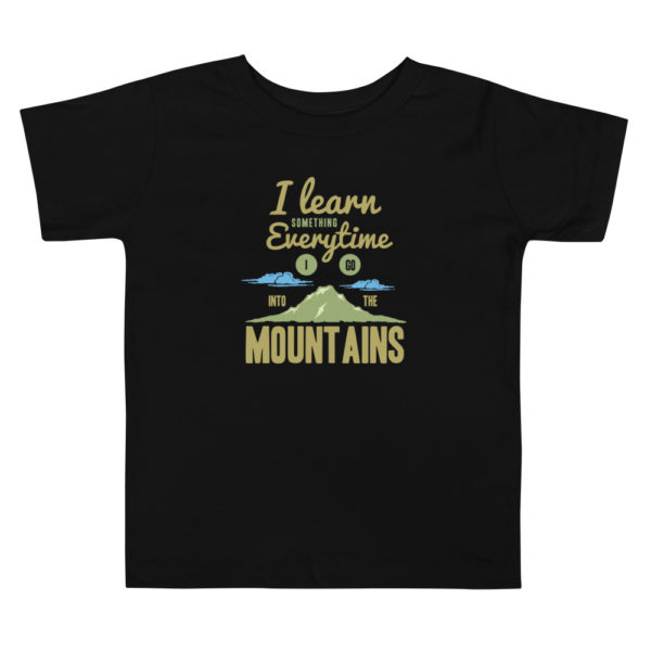 mountain t shirt kids black