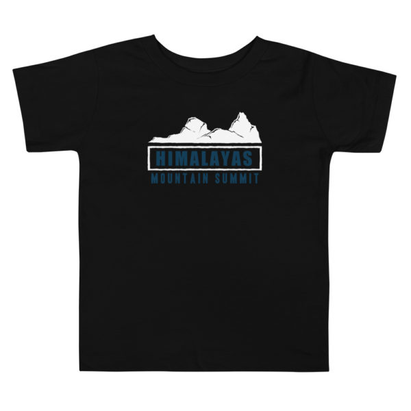 Himalayas mountain t shirt black