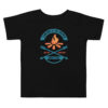 camping t shirt kids black