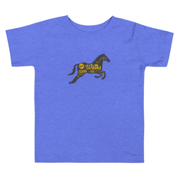 horse t shirt kids blue