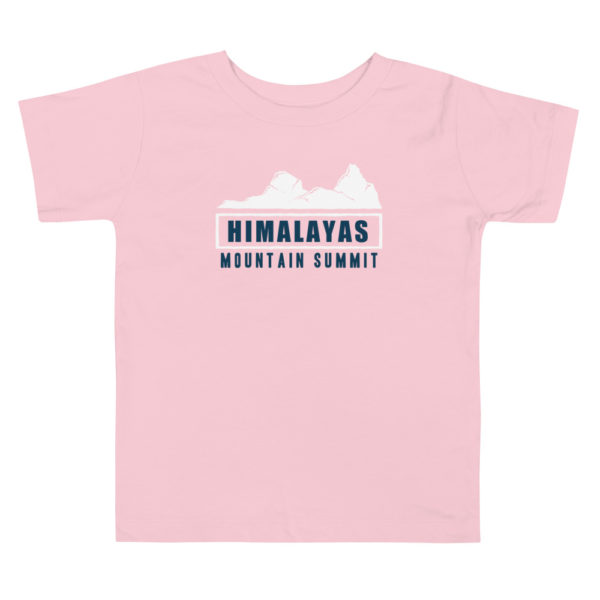 Himalayas mountain t shirt pink
