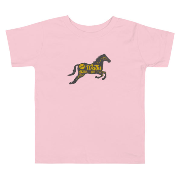 horse t shirt kids pink