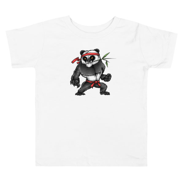 panda t shirt kids white