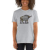 buffalo t shirt gray
