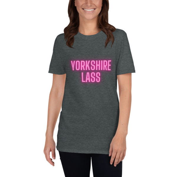 yorkshire lass t shirt dark gray