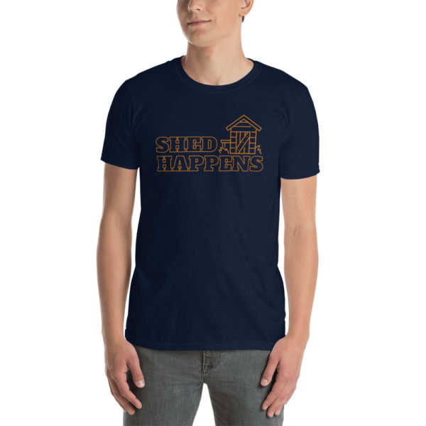 shed happens t shirt navy