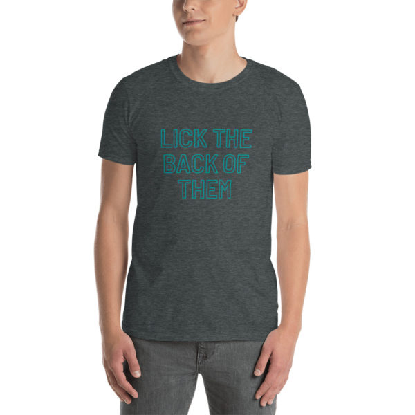 lick the back of them t shirt gray