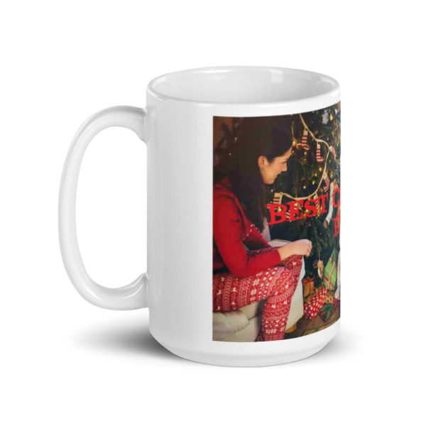 Personalised Family Christmas Mug large left