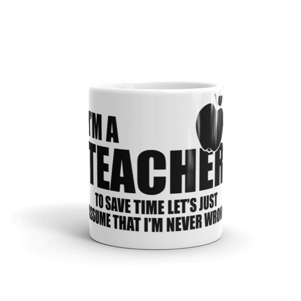 teacher mug front