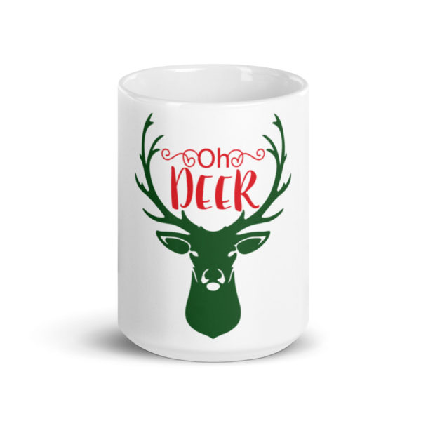 deer antler mug large front