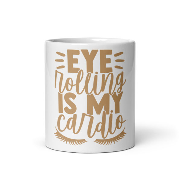 Funny eye roll mug