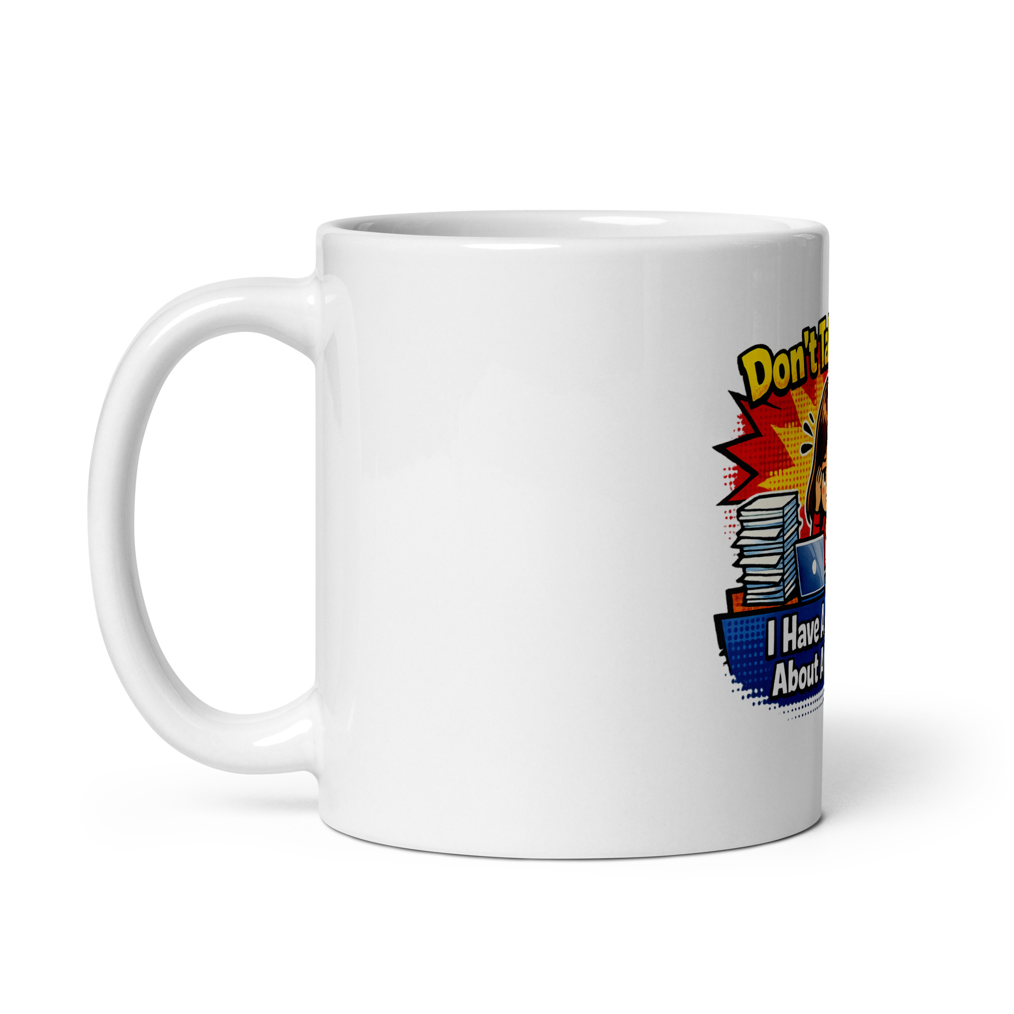 Teams Meeting Funny Mug (Female) - Image 3