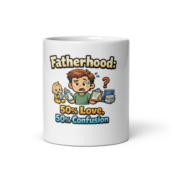 Fatherhood 50% Love 50% Confusion Mug
