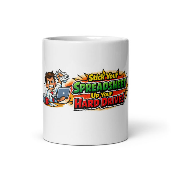 Funny Spreadsheet Mug (Male)