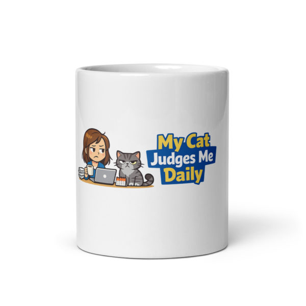 My Cat Judges Me Daily Mug