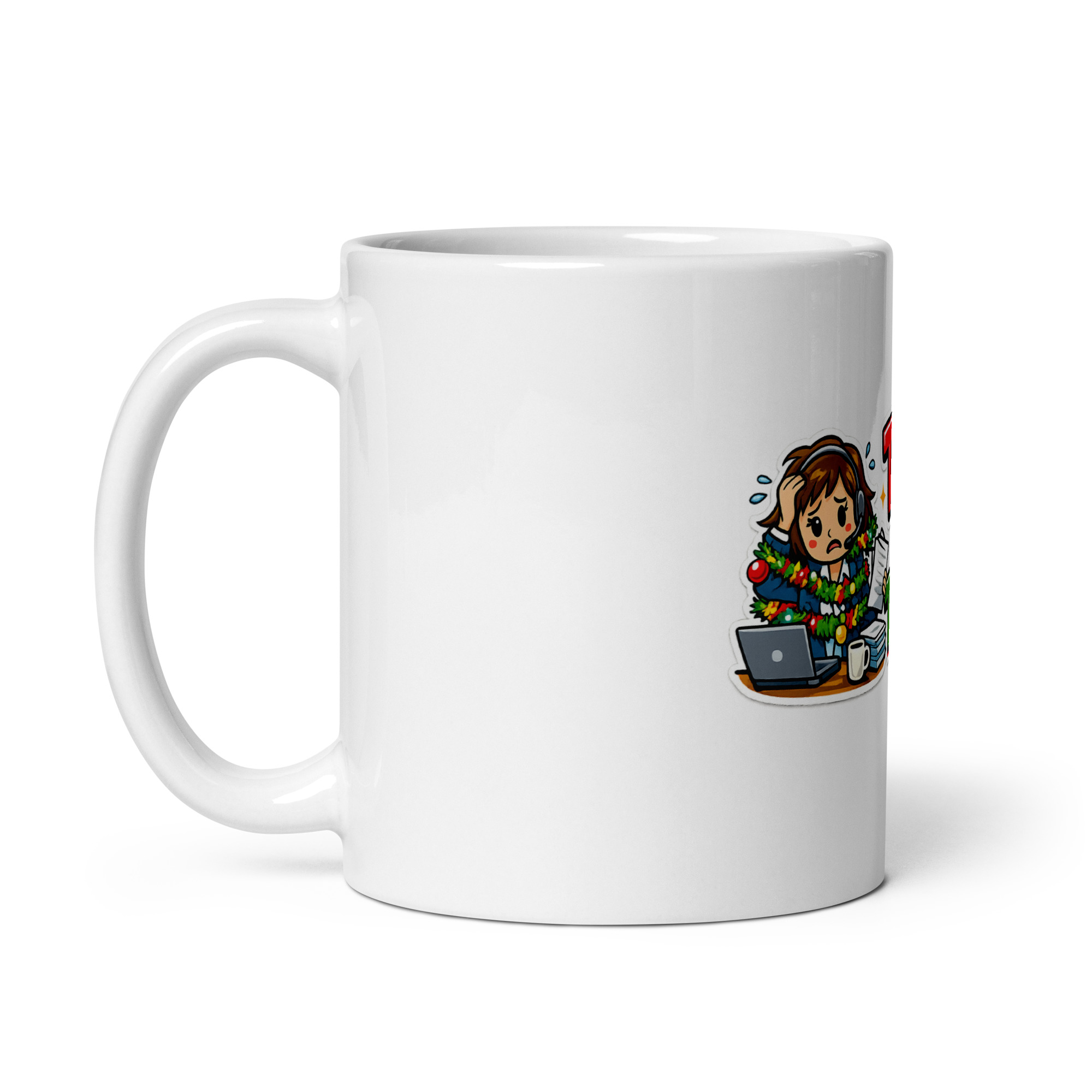 Tinsel In A Tangle Mug