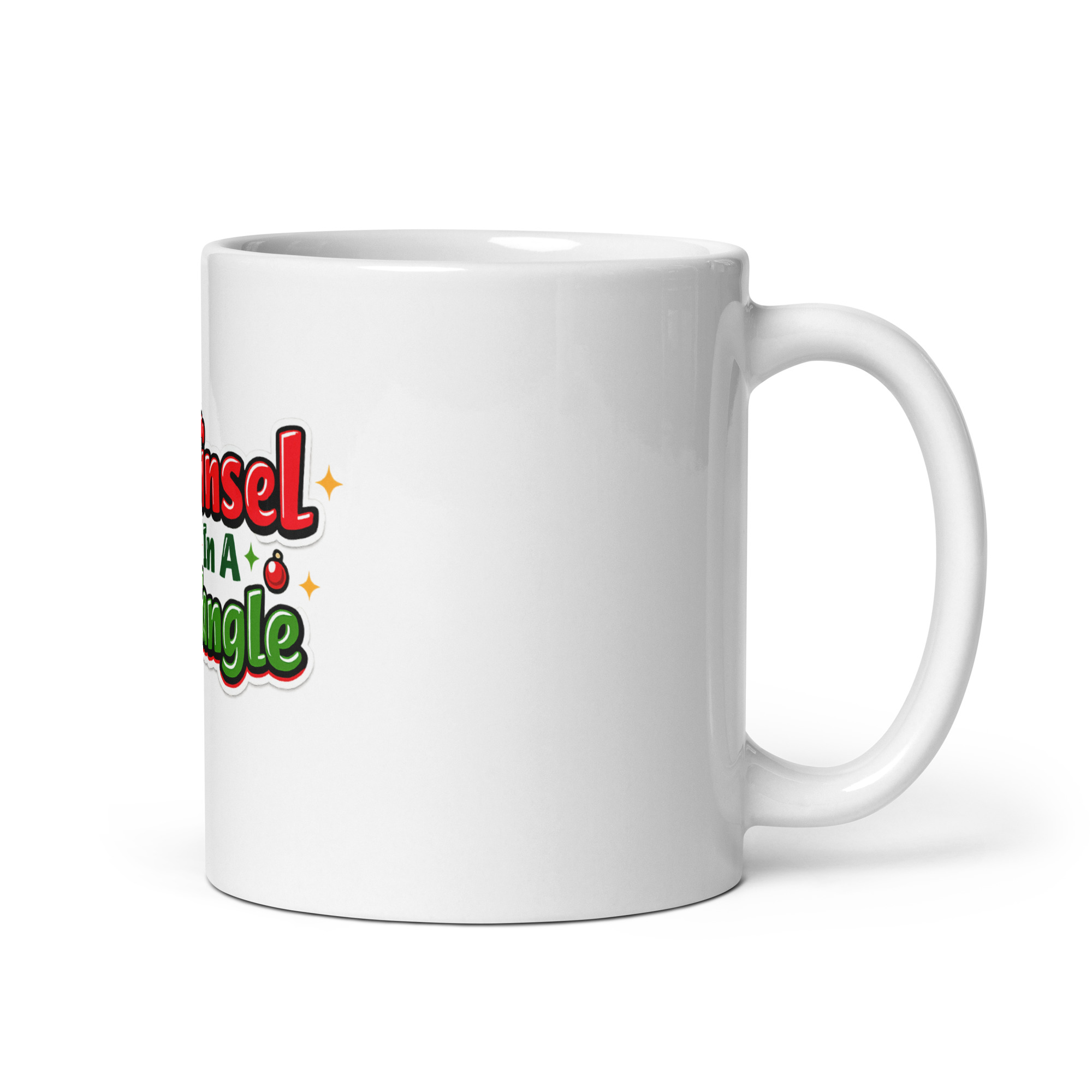 Tinsel In A Tangle Mug
