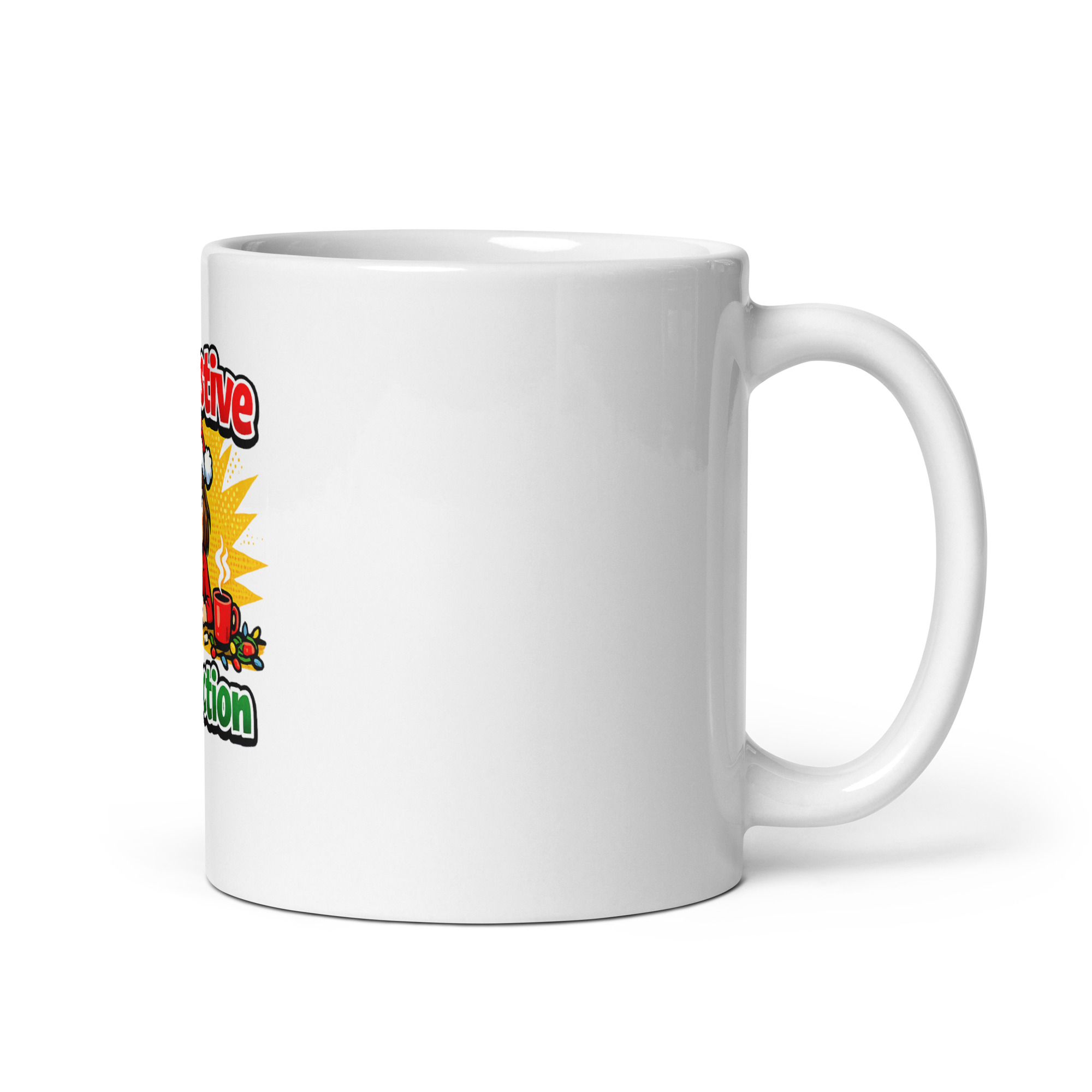 Too Festive To Function Mug