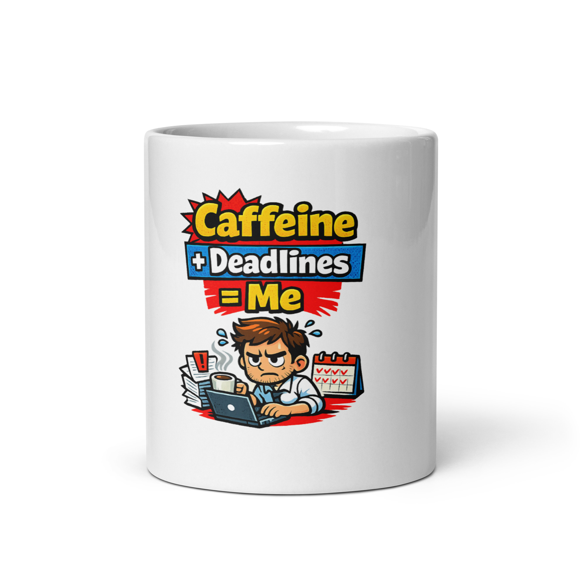 Funny Coffee Work Mug (Male)