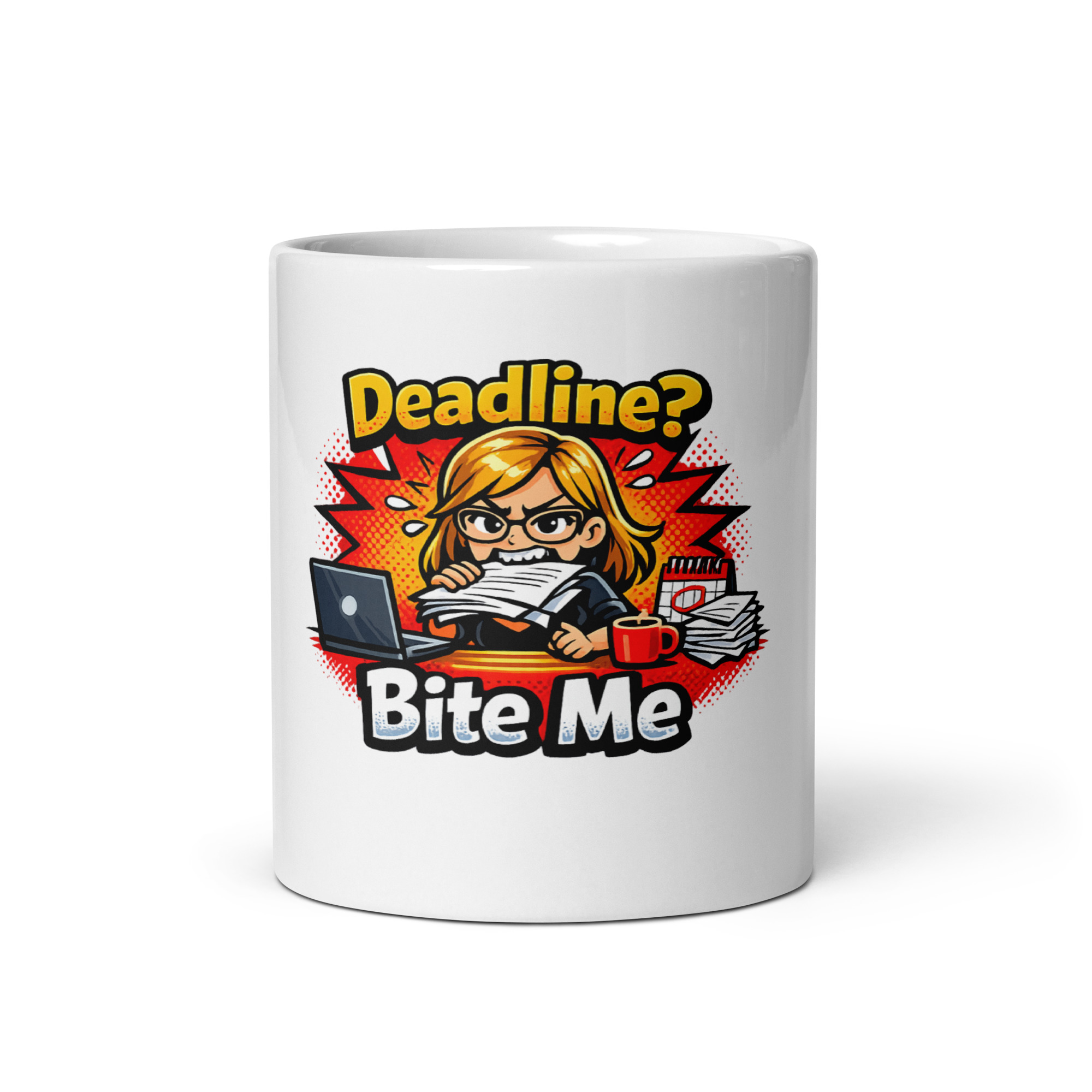 Funny Work Busy Mug (Female)