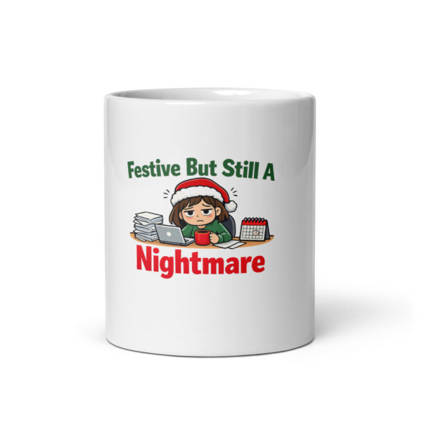 Crazy Christmas Lady Mug