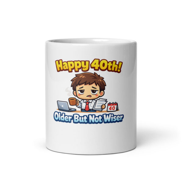 Happy 40th Older But Not Wiser Mug