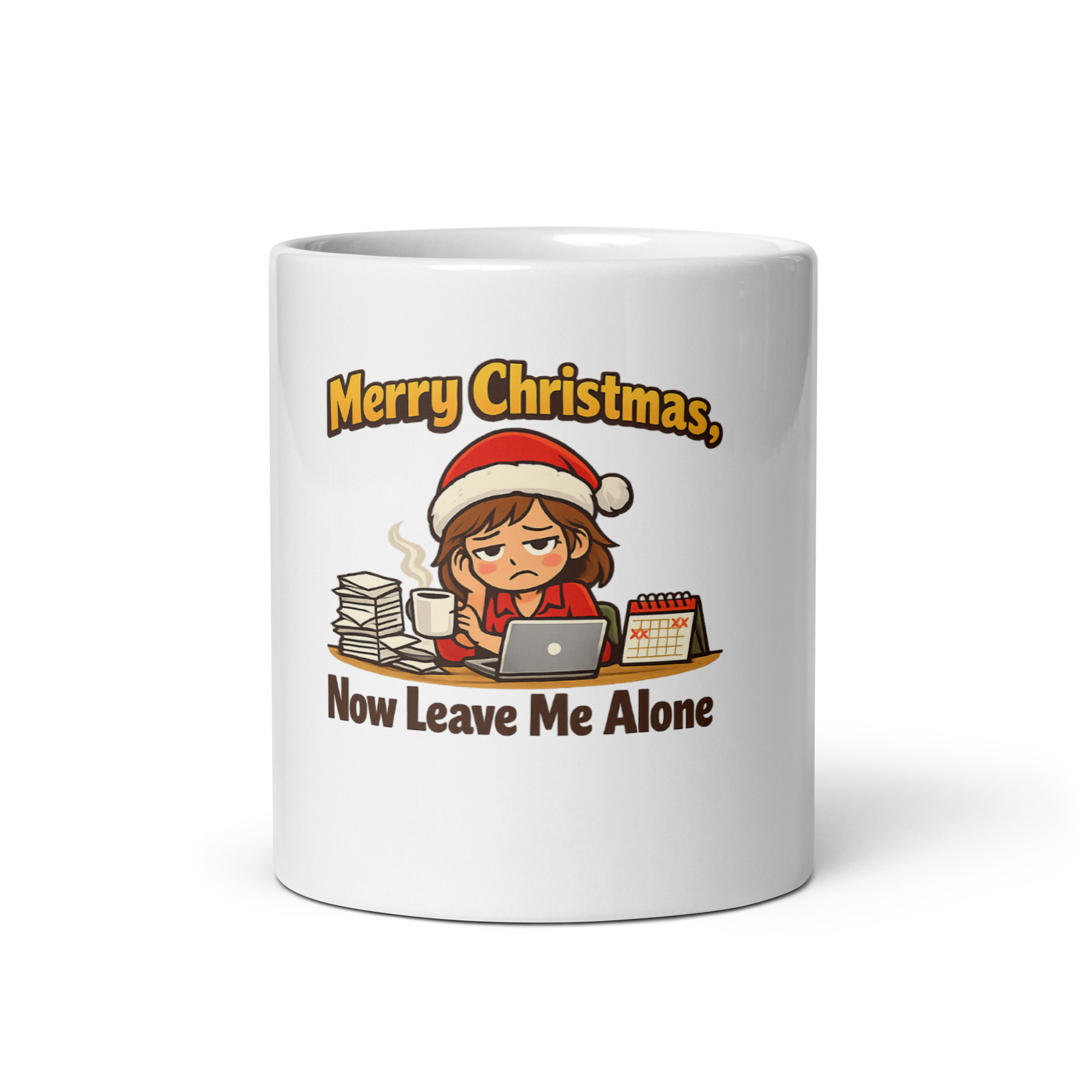 Merry Christmas Now Leave Me Alone Mug