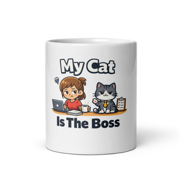 My Cat Is The Boss Mug