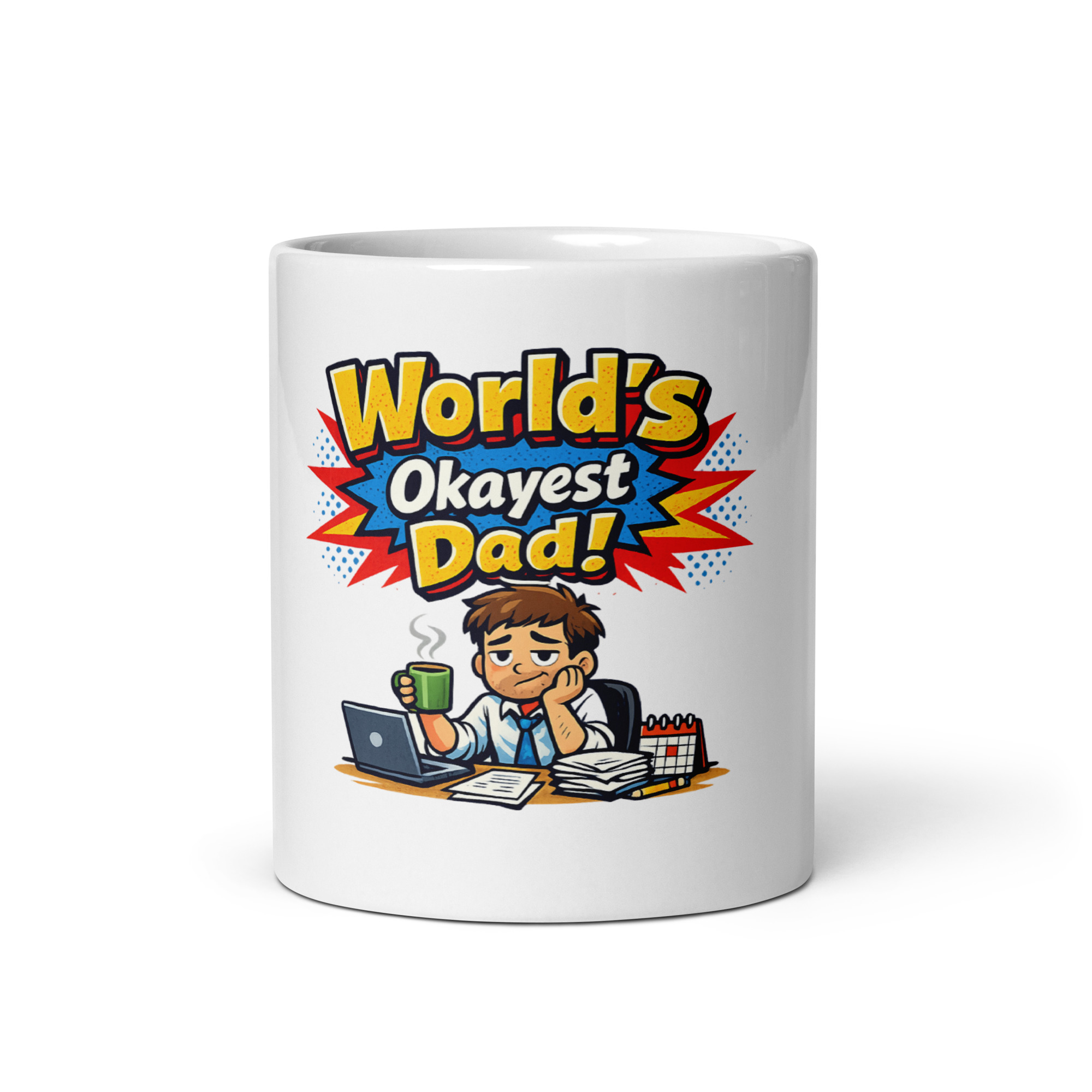 Worlds Okayest Dad Mug