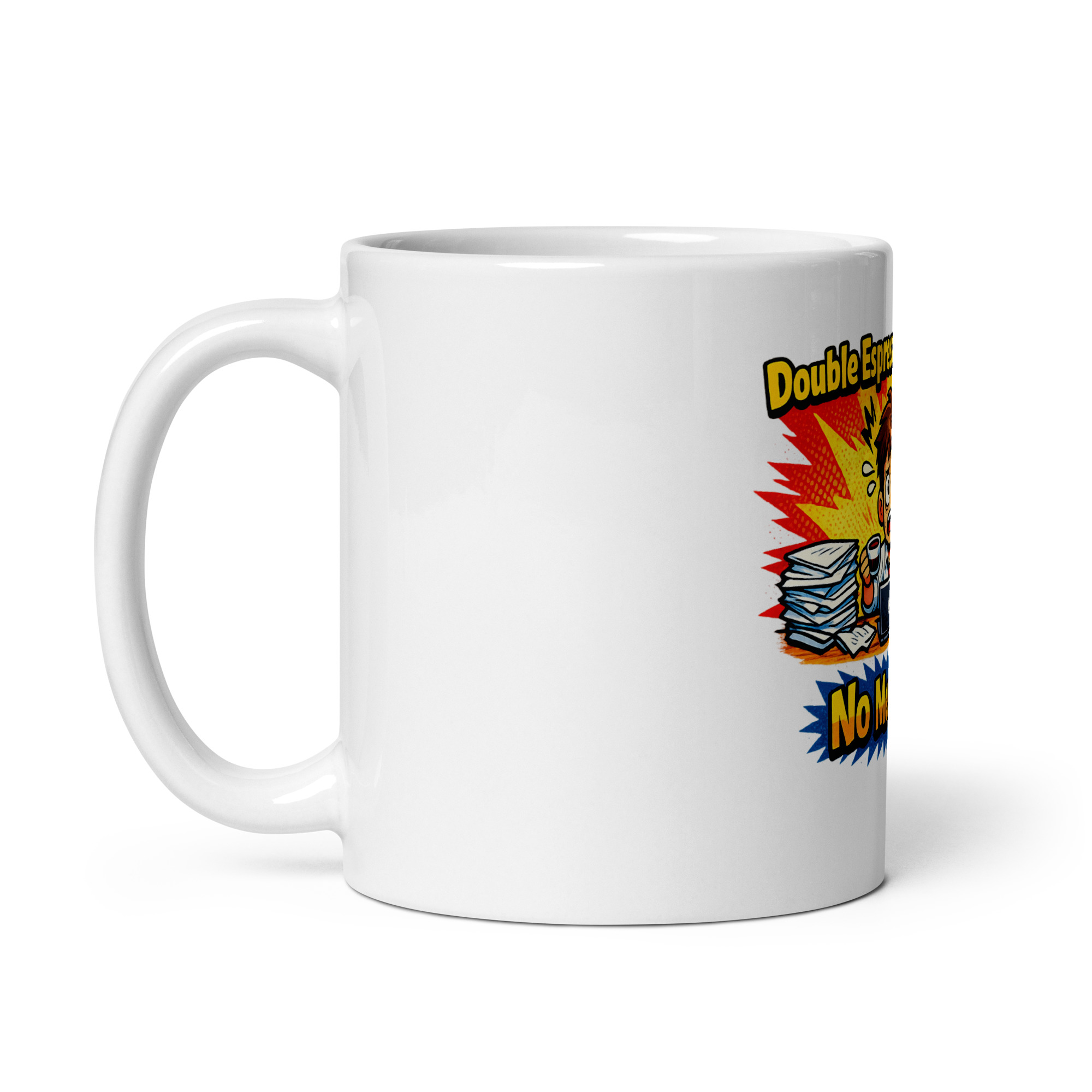 Work Mental Health Funny Mug (Male) - Image 2
