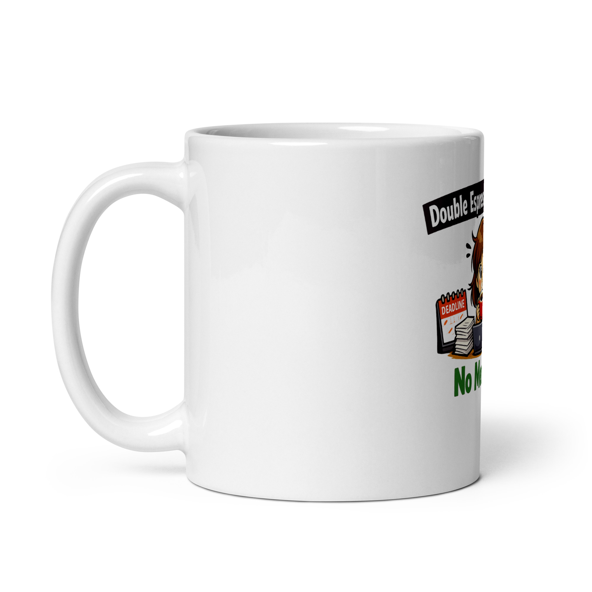 Work Mental Health Funny Mug (Female) - Image 2