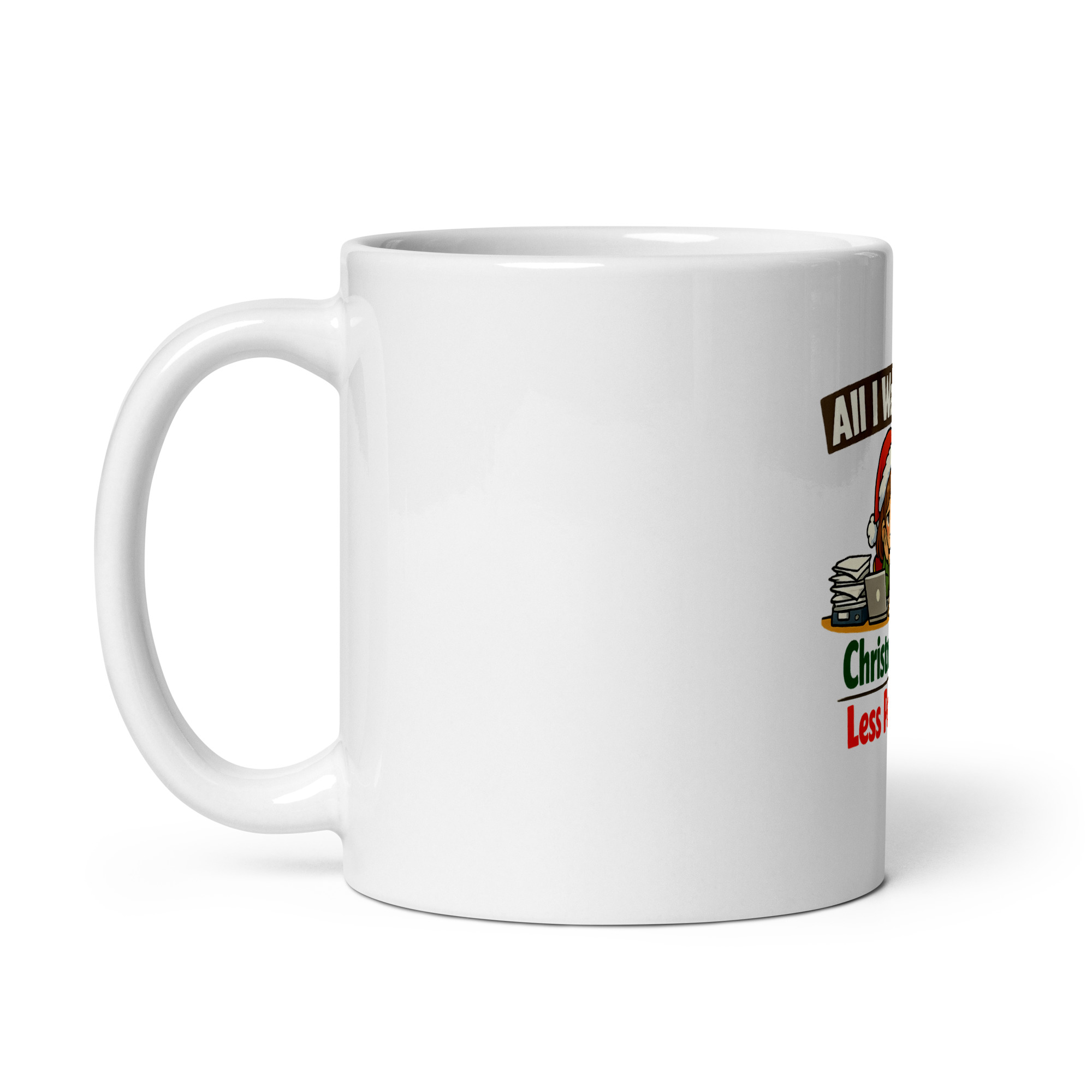All I Want For Christmas Is Less People Mug - Image 2