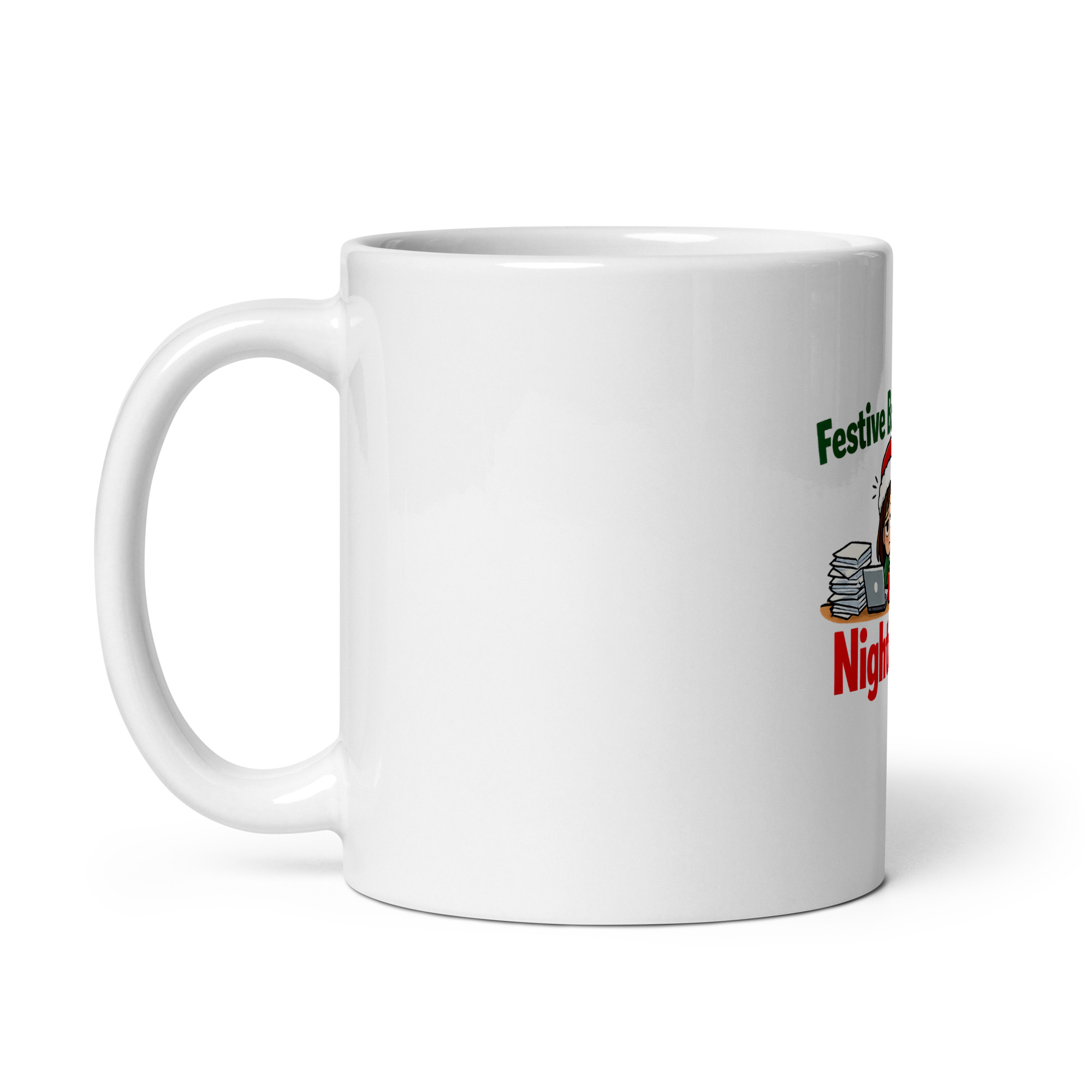 Crazy Christmas Lady Mug - Image 2