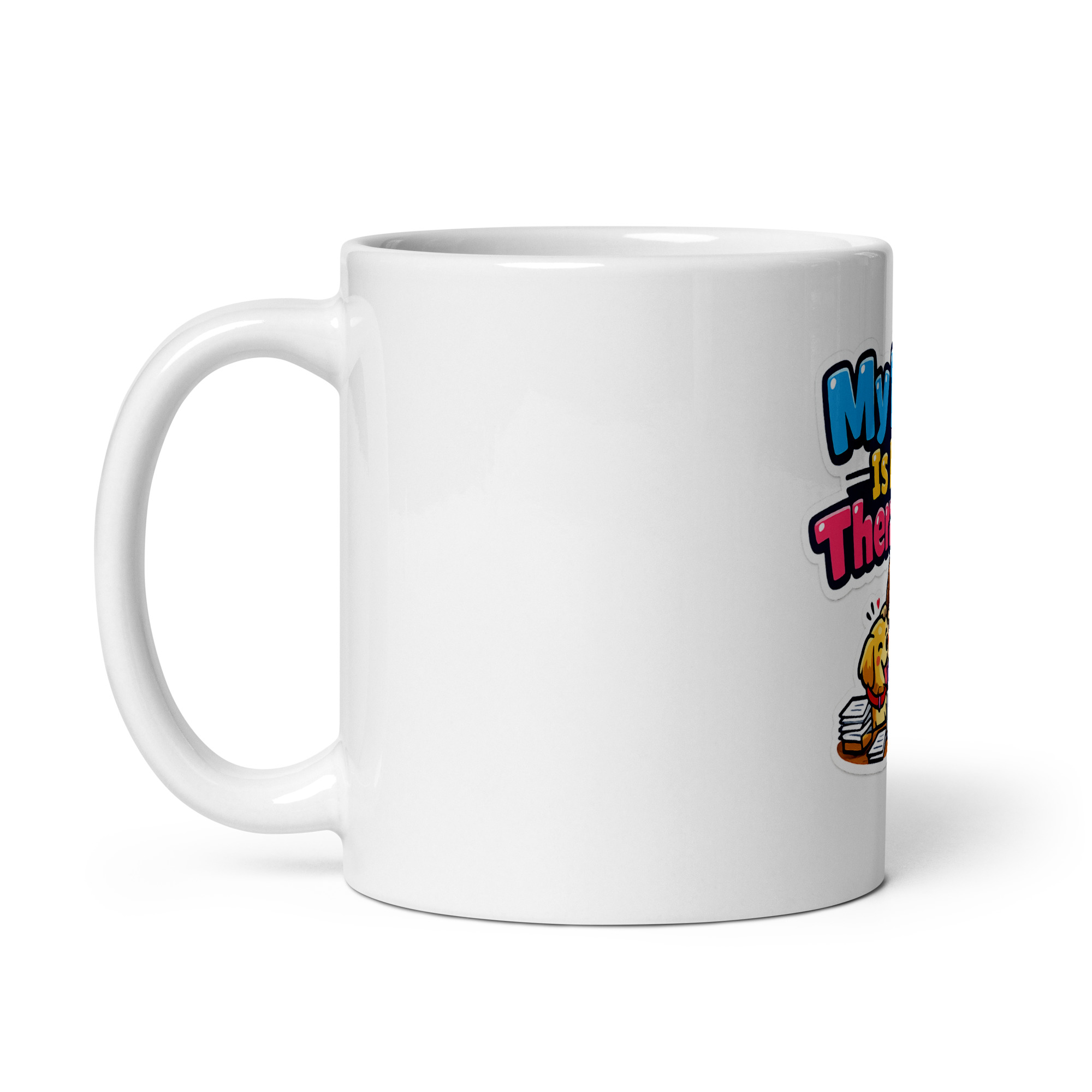 My Dog Is My Therapist Mug - Image 2