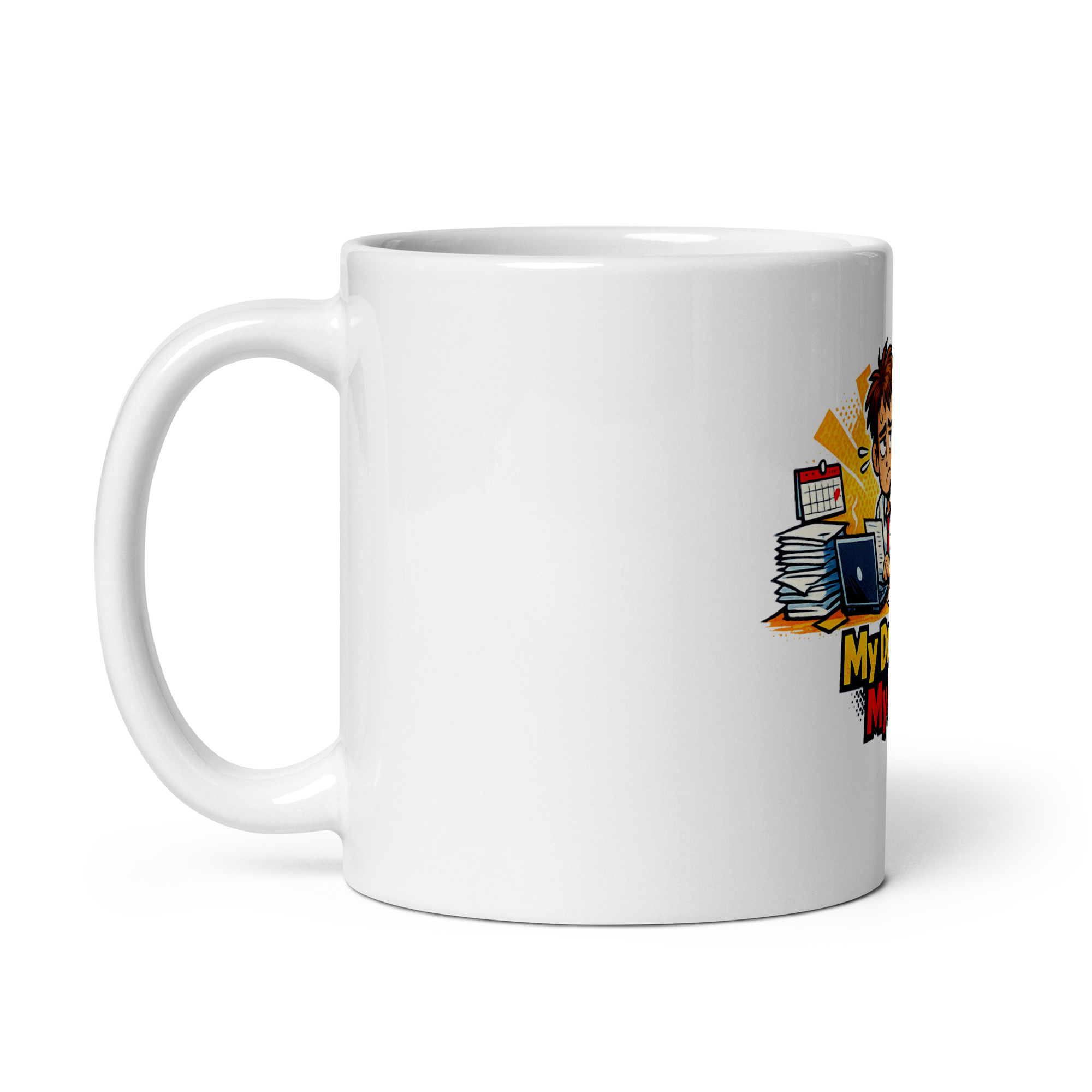 My Dog Runs My Life Mug - Image 2