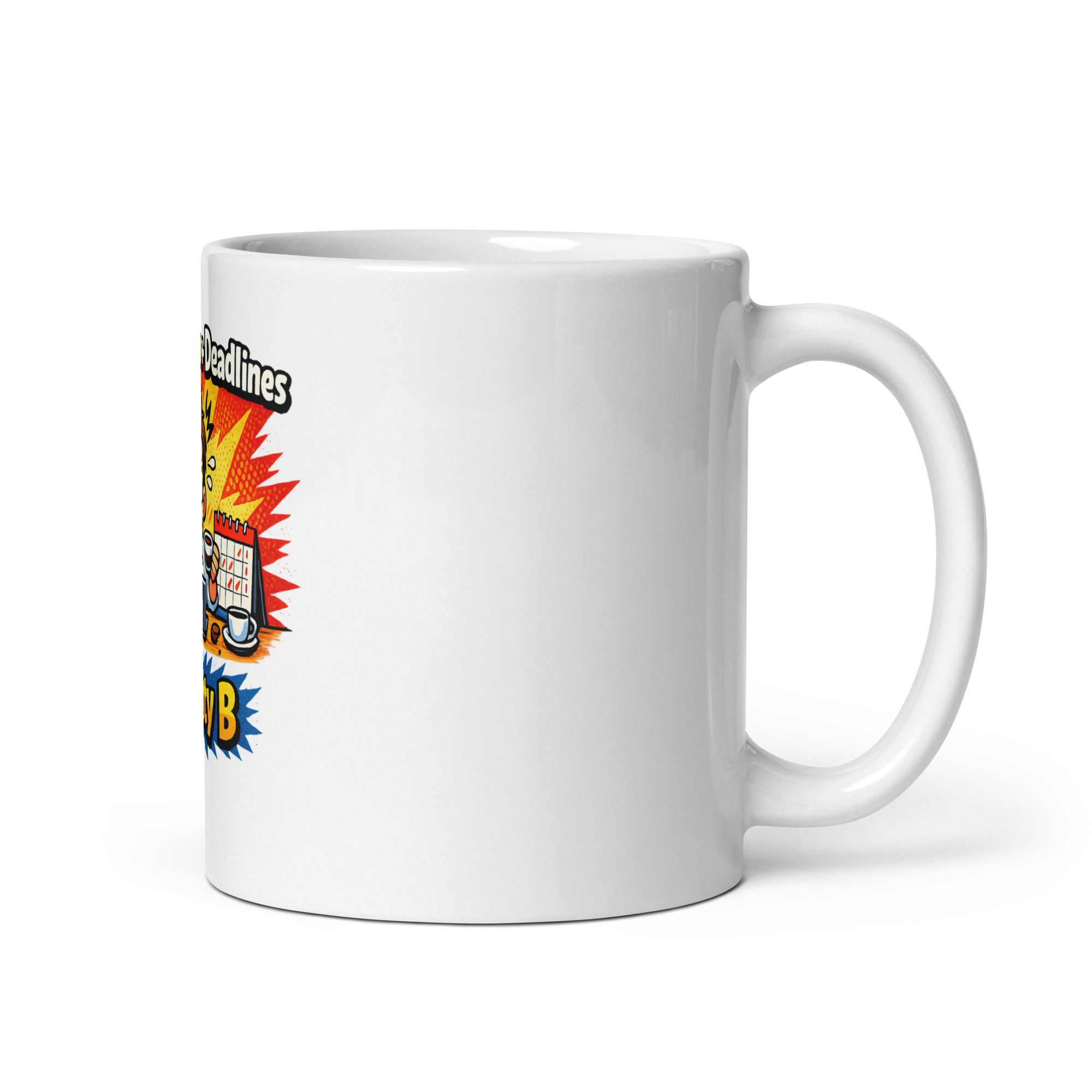 Work Mental Health Funny Mug (Male) - Image 3