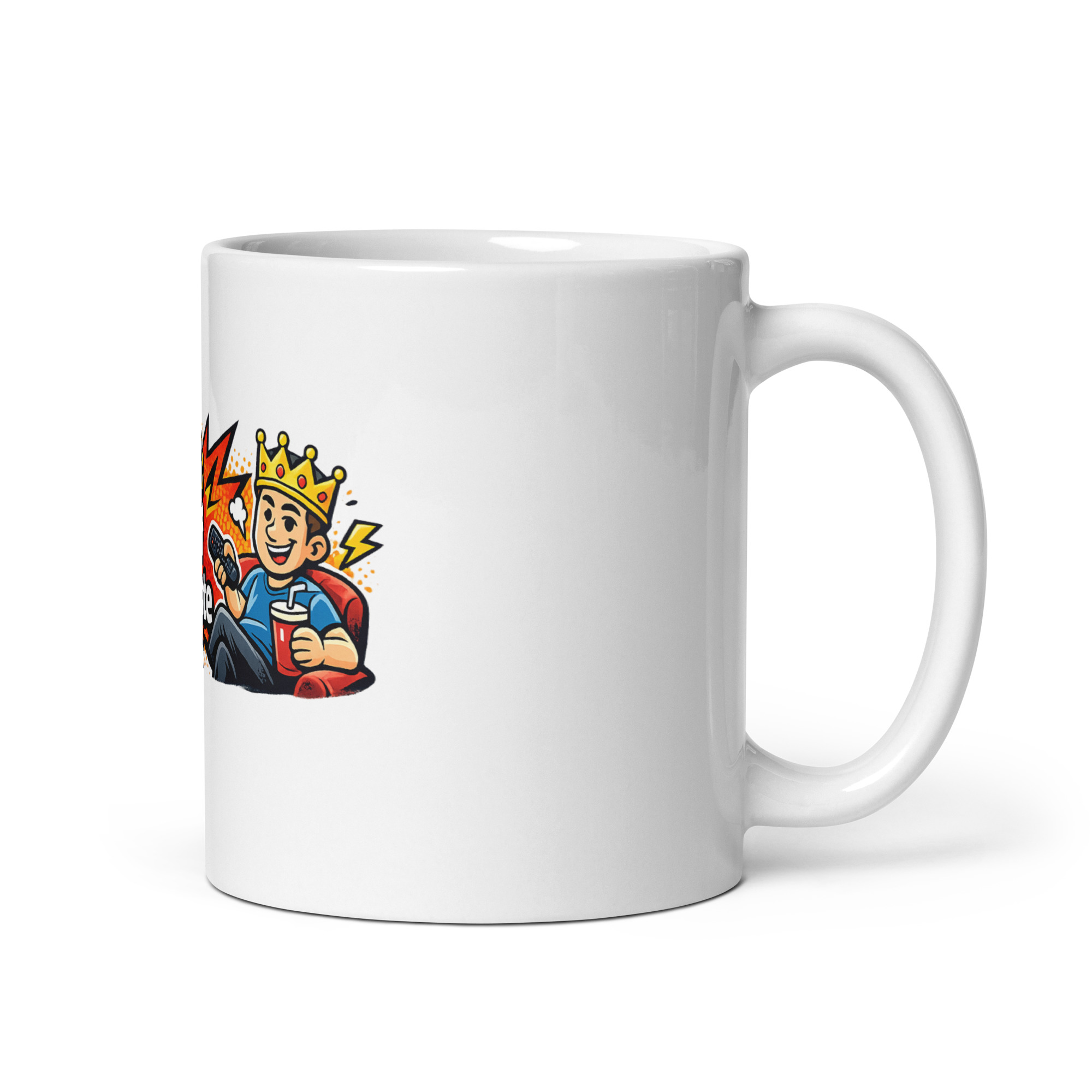 Dad King Of The Remote Mug - Image 3