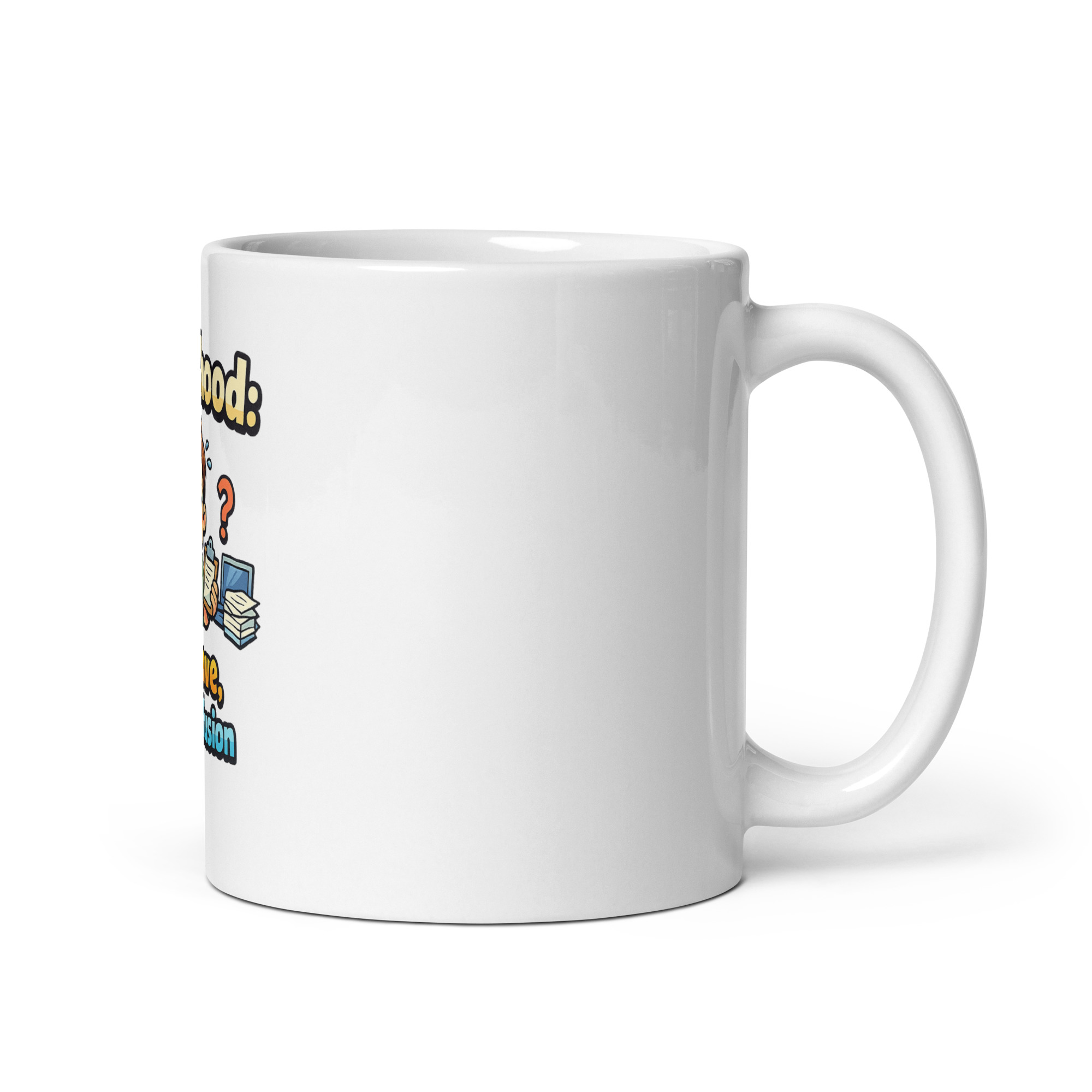 Fatherhood 50% Love 50% Confusion Mug - Image 3