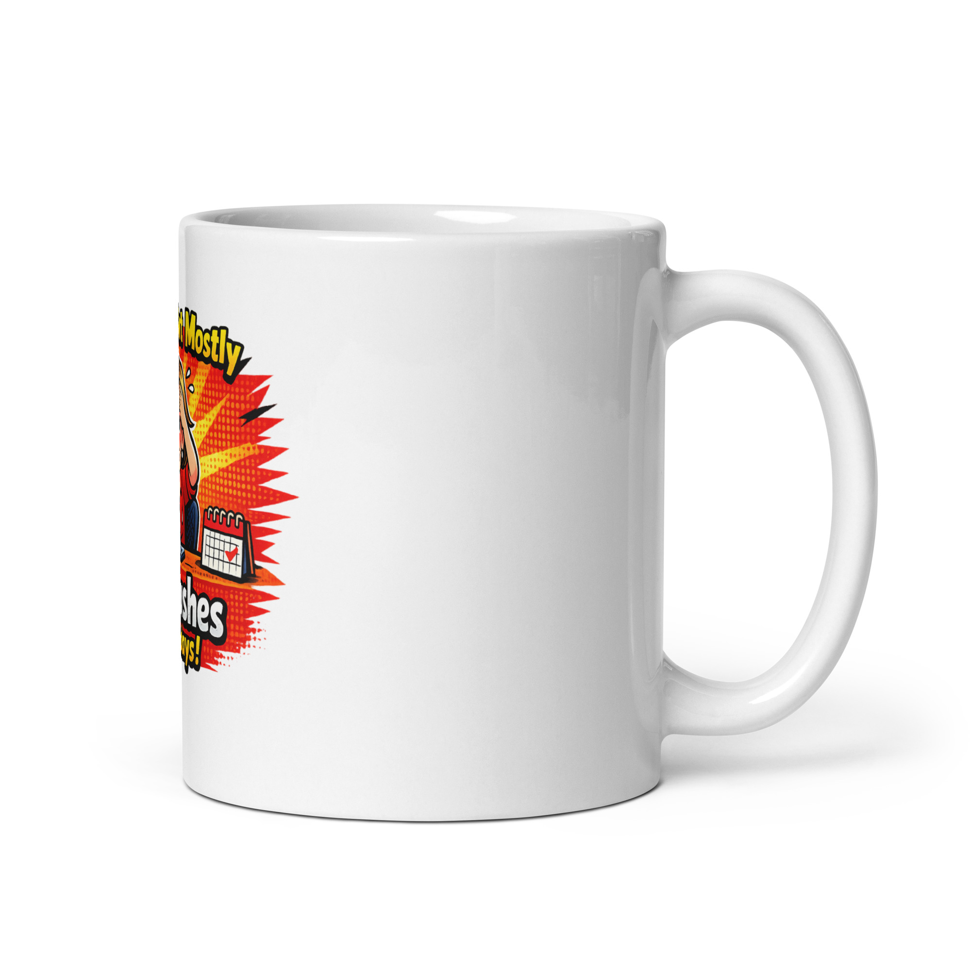 Still Hot But Mostly Hot Flushes These days Mug - Image 3