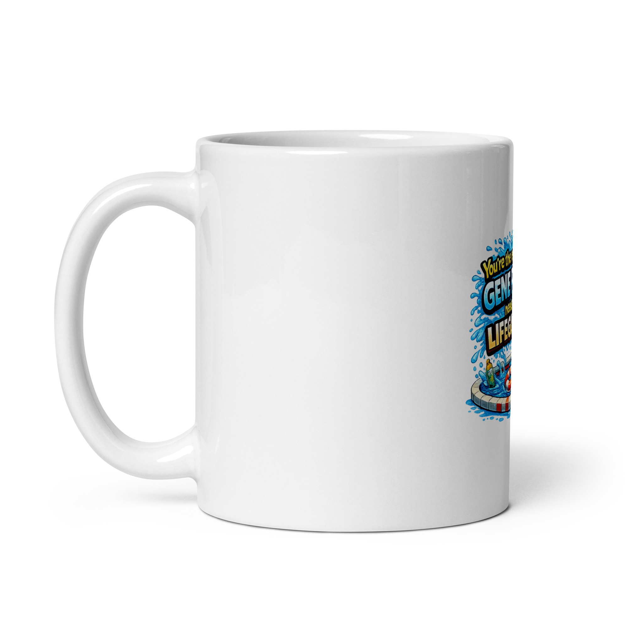You’re the reason the gene pool needs a lifeguard Mug - Image 2