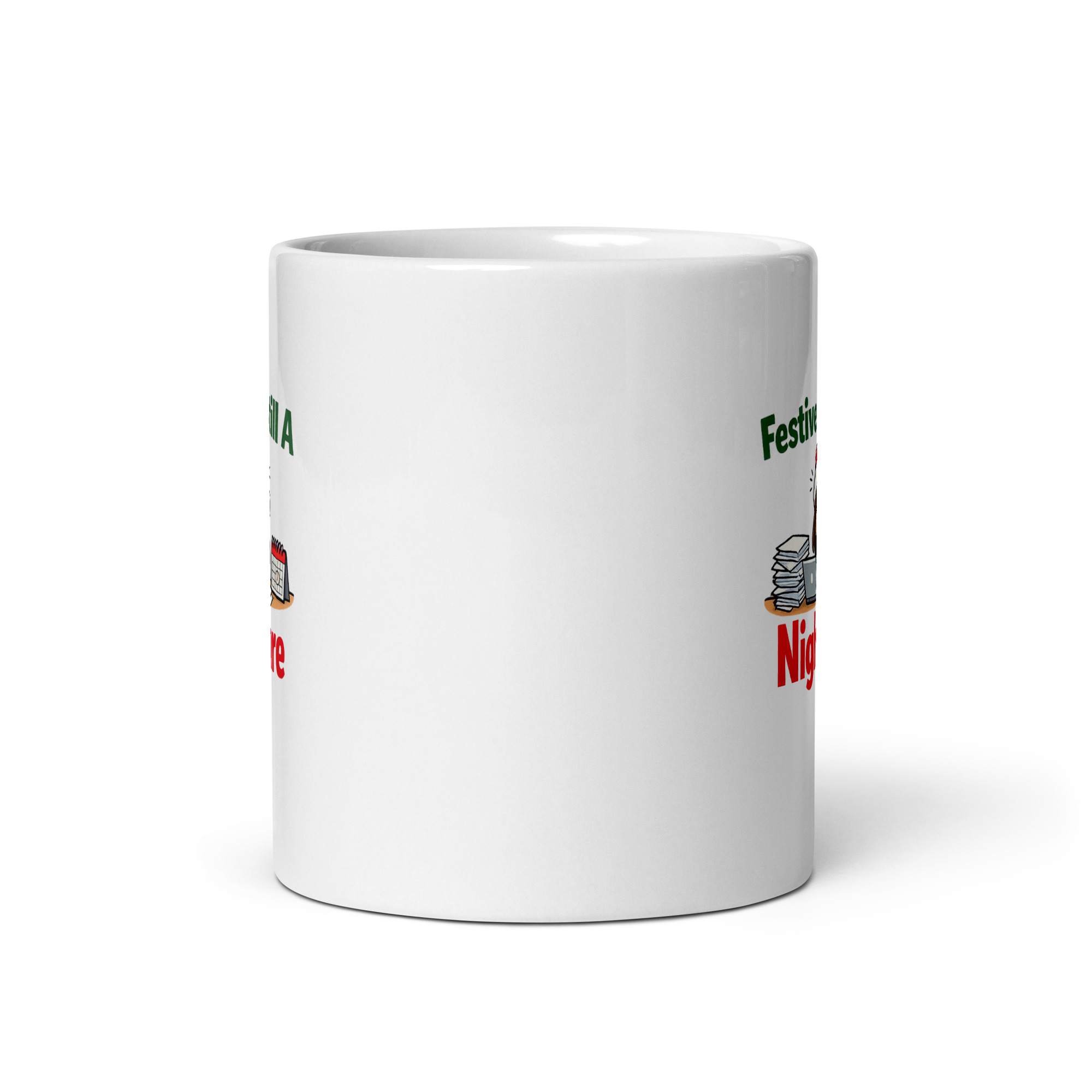 Crazy Christmas Lady Mug