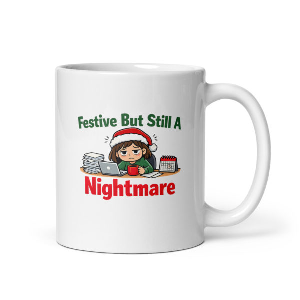 Crazy Christmas Lady Mug