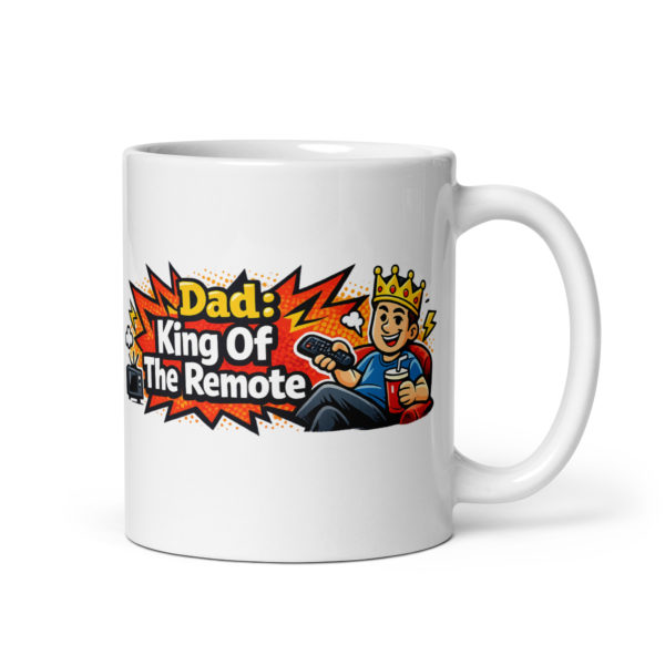 Dad King Of The Remote Mug