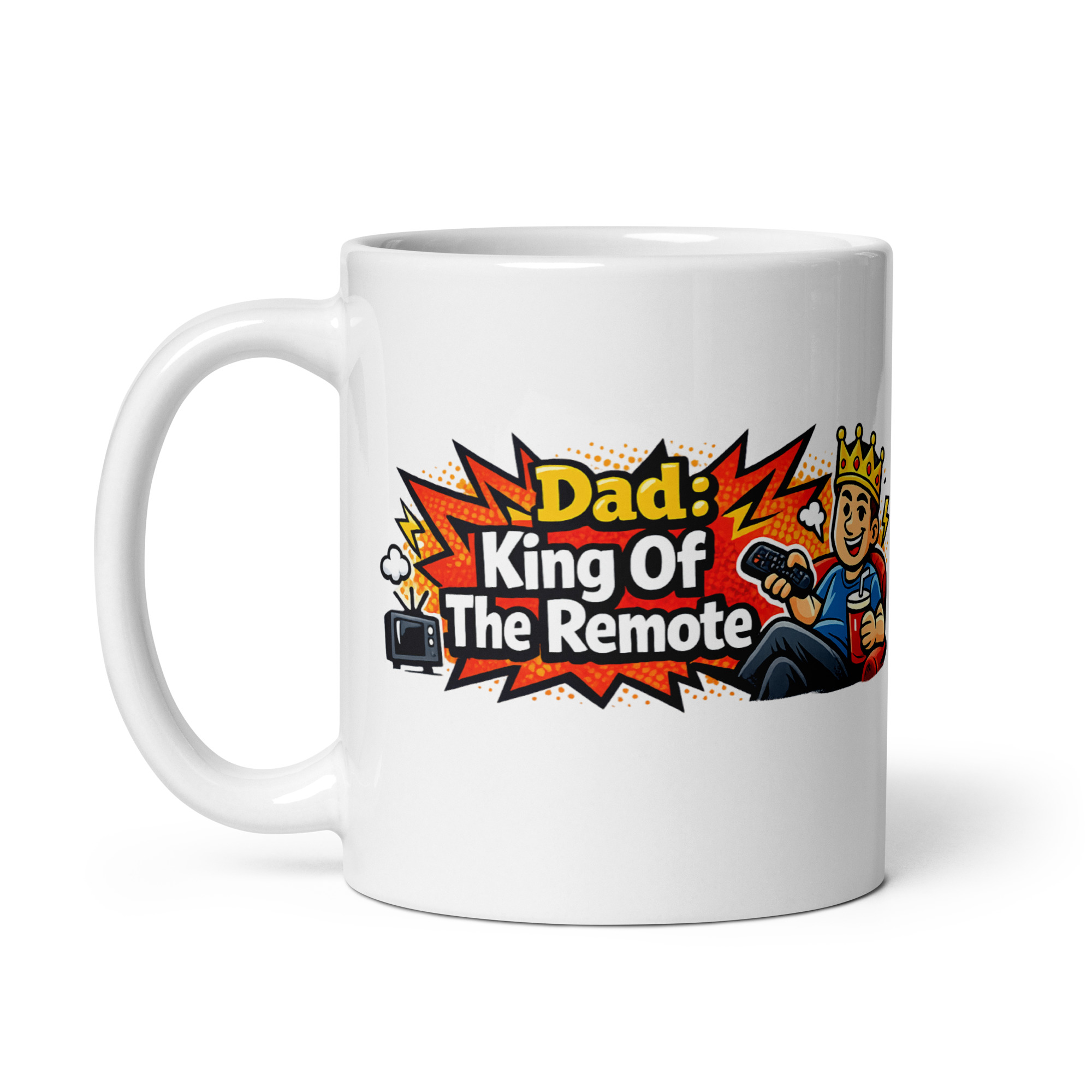Dad King Of The Remote Mug