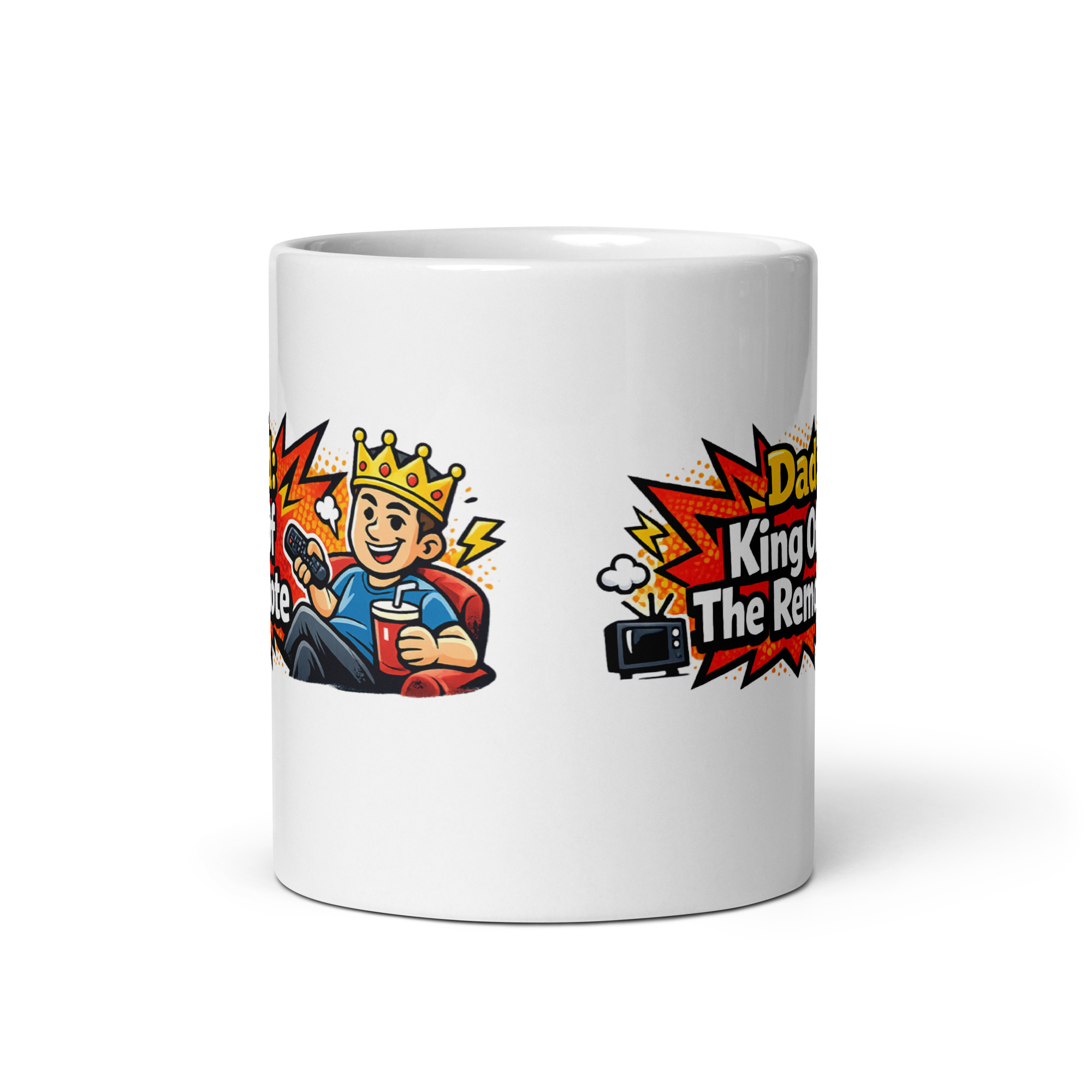 Dad King Of The Remote Mug